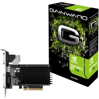 2GB Gainward GeForce GT 710 Silent FX Passiv PCIe 2.0 x 8 (Retail)