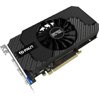 2GB Palit GeForce GTX 750 Ti StormX OC Aktiv PCIe 3.0 x16 (Retail)