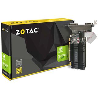 2GB ZOTAC GeForce GT 710 Zone Edition Passiv PCIe 2.0 x16 (Retail)