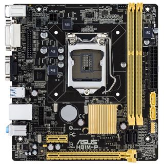 Asus H81M-P Intel H81 So.1150 Dual Channel DDR3 mATX Retail