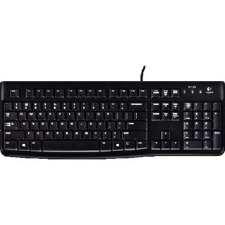 Logitech K120 USB Englisch schwarz (kabelgebunden)