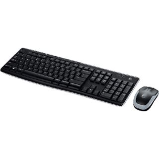 Logitech MK270 Englisch (US) 2.4 GHz schwarz