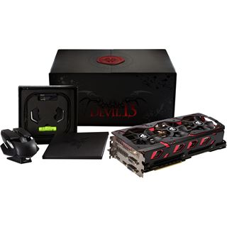 2x 8192MB PowerColor Radeon R9 390X2 Devil 13 Aktiv PCIe 3.0 x16