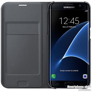 Samsung Flip Wallet EF-WG935 für Galaxy S7 Edge schwarz