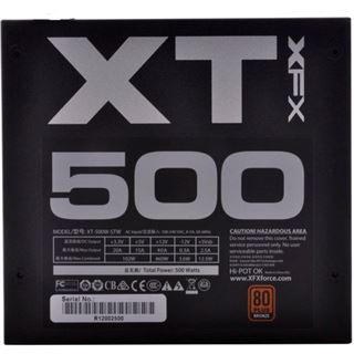 500 Watt XFX P1-500B-XTFR Non-Modular 80+ Bronze