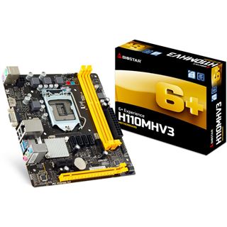 Biostar H110MHV3 Intel H110 So.1151 Dual Channel DDR3 mATX Retail