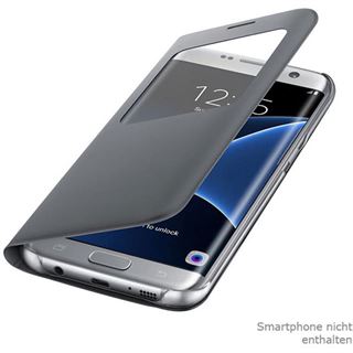 Samsung S-View Cover EF-CG935 für Galaxy S7 Edge silber