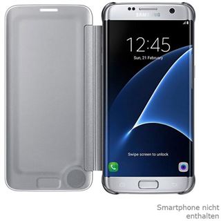 Samsung Clear View Cover EF-ZG935 für Galaxy S7 Edge silber