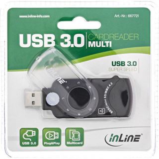 InLine Mobile USB 3.0 Stick Multi Slot Kartenleser