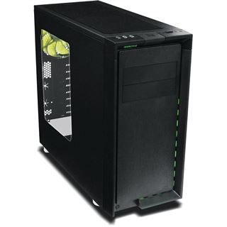 Nanoxia CoolForce 2 mit Sichtfenster Midi Tower ohne Netzteil schwarz