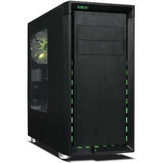 Nanoxia CoolForce 2 mit Sichtfenster Midi Tower ohne Netzteil schwarz