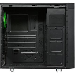 Nanoxia CoolForce 2 mit Sichtfenster Midi Tower ohne Netzteil schwarz