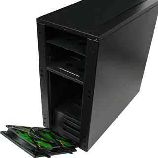 Nanoxia CoolForce 2 mit Sichtfenster Midi Tower ohne Netzteil schwarz