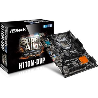 ASRock H110M-DVP Intel H110 So.1151 Dual Channel DDR4 mATX Retail