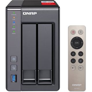 QNAP Turbo Station TS-251+-2G 8 TB (2x 4000GB) WD RED