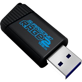 128 GB Patriot Supersonic Rage 2 schwarz/blau USB 3.1