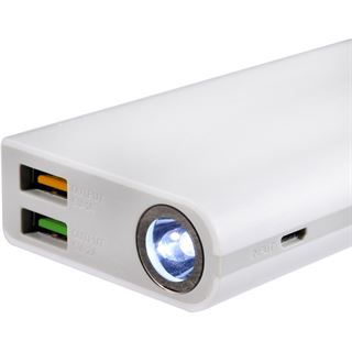 Realpower Powerbank RealPower PB12000 mAh inkl. LED Taschenlampe