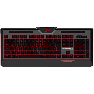 Ultron Ultraforce Gaming Keyboard T5 USB Deutsch schwarz