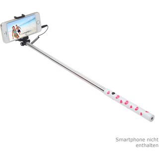 Ultron Selfie-Stick cable mini Hot Shot heart weiß/pink
