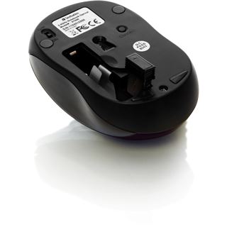 Verbatim Go Nano-Maus USB schwarz (kabellos)