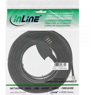 (€0,35*/1m) 20.00m InLine TAE-N Verbindungskabel TAE-N Stecker