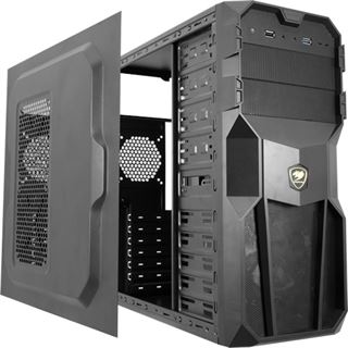 Cougar MX200 Midi Tower ohne Netzteil schwarz