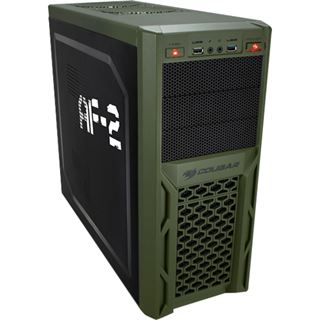 Cougar AF-2 Midi Tower ohne Netzteil gruen