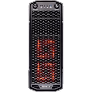 Cougar MX310 mit Sichtfenster Midi Tower ohne Netzteil schwarz