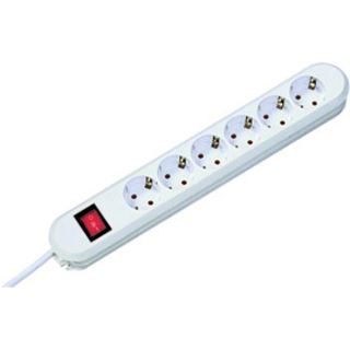 5.00m Bachmann Steckdosenleiste Smart mit Schalter Schwarz 6