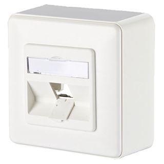 BTR Metz Connect Datendose Modul Anschlussdose, AP, Aufputz, 1 Port,