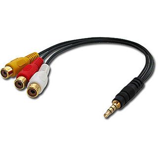 Lindy Audio-Video-Adapter mit 4-Segment 3,5mm Stecker