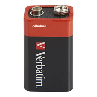 Verbatim 6LR61 Alkaline E Block Batterie 9.0 V 1er Pack