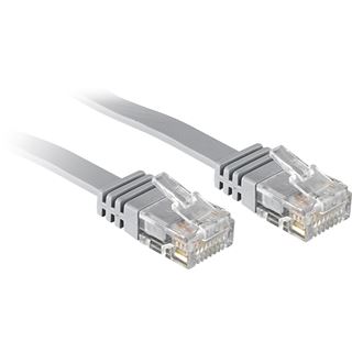 3.00m Lindy Cat. 6 Patchkabel flach RJ45 Stecker auf RJ45 Stecker