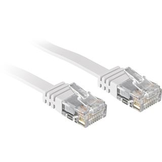 (€4,90*/1m) 1.00m Lindy Cat. 6 Patchkabel flach RJ45 Stecker auf