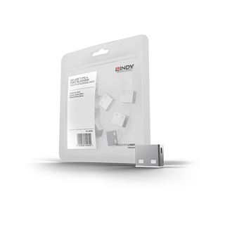 Lindy USB Port Schloss ohne Schl&uuml;ssel 10 St&uuml;ck