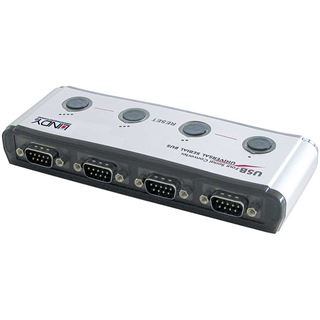 Lindy USB-Seriell-Konverter 4 Port