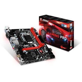 MSI B150M GAMING PRO Intel B150 So.1151 Dual Channel DDR4 mATX Retail