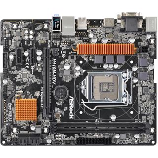 ASRock H110M-HDV Intel H110 So.1151 Dual Channel DDR4 (Bulk Artikel)