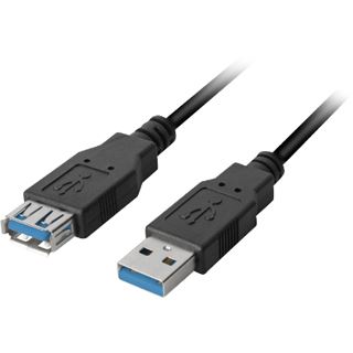 (&euro;3,45*/1m) 2.00m Sharkoon USB3.0 Verl&auml;ngerungskabel USB A