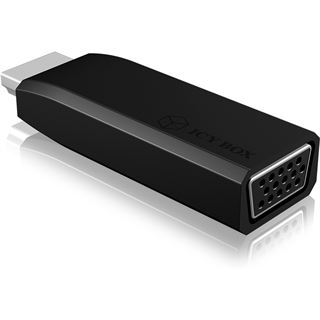 ICY BOX HDMI Adapter HDMI-Stecker auf VGA 15pol Buchse + 3.5mm Klinke