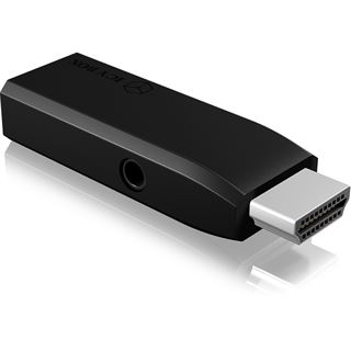 ICY BOX HDMI Adapter HDMI-Stecker auf VGA 15pol Buchse + 3.5mm Klinke
