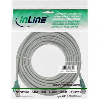 (€0,69*/1m) 10.00m InLine Cat. 5e Patchkabel SF/UTP RJ45 Stecker