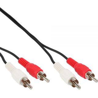 (€3,90*/1m) 1.00m InLine Audio Anschlusskabel 2xCinch Stecker