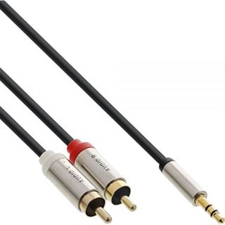 (€3,95*/1m) 2.00m InLine Audio Adapterkabel 3.5mm Klinke Buchse