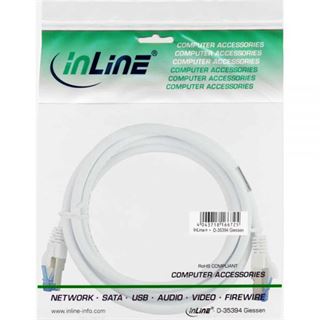 (€9,80*/1m) 0.50m InLine Cat. 6a Patchkabel S/FTP PiMF RJ45