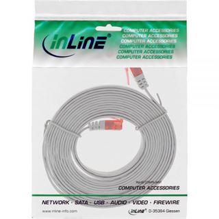(&euro;7,80*/1m) 0.50m InLine Cat. 6 Patchkabel flach U/UTP RJ45