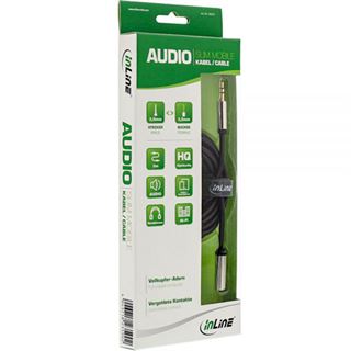 (€2,30*/1m) 3.00m InLine Audio Verlängerungskabel 3.5mm