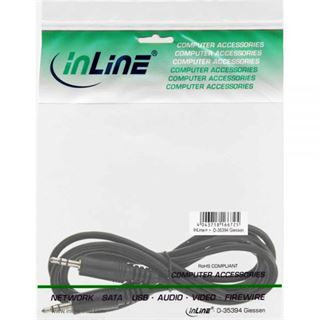 (€1,95*/1m) 2.00m InLine Audio Anschlusskabel 3.5mm
