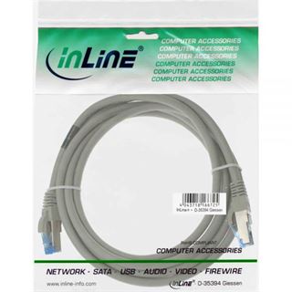 (&euro;9,80*/1m) 0.50m InLine Cat. 6a Patchkabel S/FTP PiMF RJ45