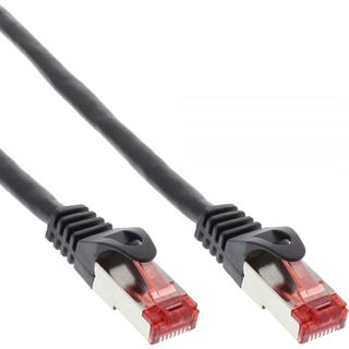 (€13,00*/1m) 0.30m InLine Cat. 6 Patchkabel Crossover S/FTP RJ45